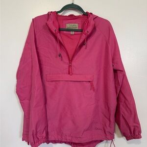 Cabela's Women's Pink Pullover Windbreaker Jacket, Size M